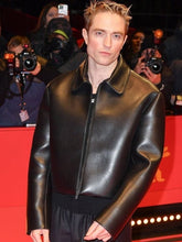 Robert Pattinson Mickey 17 Black Leather Jacket